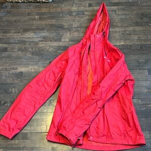 Columbia rain coat.